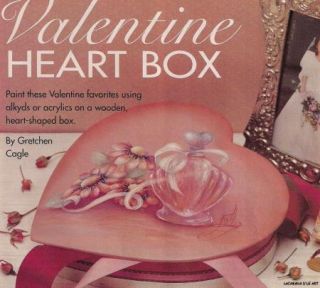   Valentine Heart Box by Gretchen Cagle Painting I Instructions