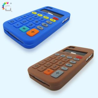 1x New Calculator Style Silicone Case Cover Skin for Apple iPhone 4 4S 
