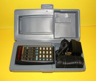   Hewlett Packard HP  35 Scientific Calculator, Case, Cover and Charger