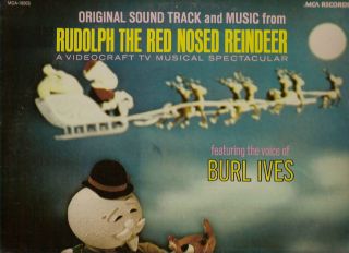 BURL IVES OST TV SOUNDTRACK RUDOLPH THE RED NOSED REINDEER HOLIDAY 