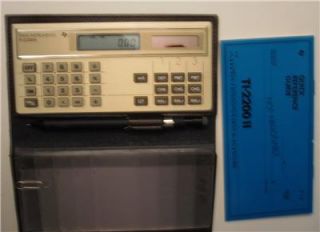 texas instruments ti 2200 ii calculator manual