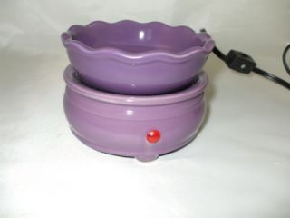 Electric Candle Tart 2 in 1 Warmer 237 Purple Great for Yankee or 