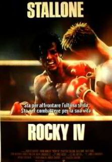 Poster ROCKY IV (1985)   Sylvester Stallone (Rare Italian Print)