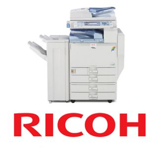 Ricoh Aficio MP 5001 Copier with Feed Bank Print Scan 235K Copies 