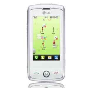 LG GW525 Calisto Unlocked Pearl White Phone GW520