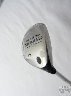 Callaway Golf Big Bertha Steelhead III 23° 9 Wood Steel Uniflex Right 
