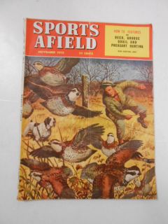 SPORTS AFIELD MAGAZINE 1952 NOVEMBER W.C. GRIFFITH BYRON W. DALRYMPLE