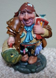 James C Christensen Le Porcelain Figurines The Traveling Fish Salesman 