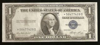 1935 E $1 US Silver Certificate ★★★star★★★ Currency Note 