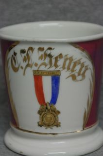 Sons of Veterans Fraternal Shaving Mug for C. L. Henry