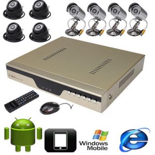   Channel CCTV DVR with 8 Cameras Kit for Home Business Security System