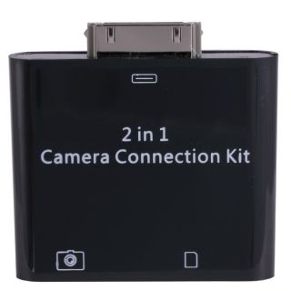 2in1 Card Reader USB Camera Connection Kit For iPad 2 ipad 3