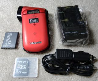 items included sanyo vpc cg20 red rechargeable battery oem charging