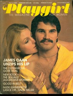 Playgirl Magazine March 1975 James Caan Gore Vidal