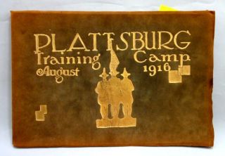   antique WWI PLATTSBURG NY MILITARY TRAINING CAMP PHOTOS murray spahr
