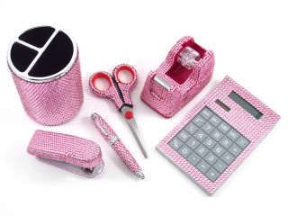   Supply Set Pen Holder Scissors Calculator Pen Tape Dispenser