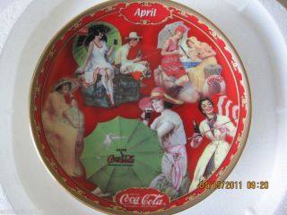   Bradford Exchange Coca Cola Days April Calendar Collectors Plate
