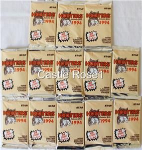 Hooters 1994 Calendar Girls Collector Cards 13 New SEALED Packs