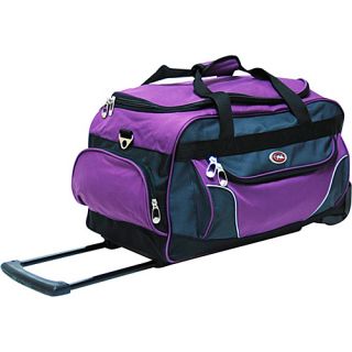 click an image to enlarge calpak champ 21 rolling duffel purple