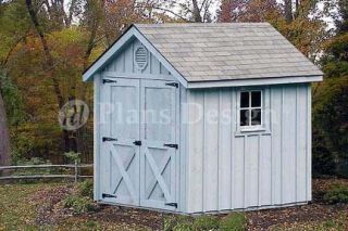 Playhouse Storage Shed Gable Shed Plans 80608