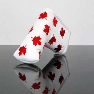 Canada Maple Putter Cover Headcover Fit Scottie Cameron Only from 