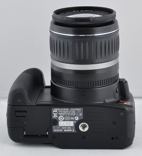 Canon EOS Digital Rebel XTi 400D Black 10 1MP DSLR Camera Kit w 18 