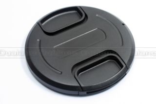 center pinch snap on front cap for all camera lens