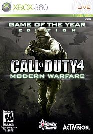 Call of Duty 4 Modern Warfare Game of The Year Edition Xbox 360 2008 
