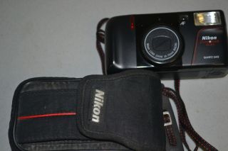 Vintage Nikon Zoom Touch 400 Camera in Bag