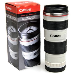 Canon Camera Lens Cup 70 200mm 1 1 Thermos Stainless Travel Coffee Mug 