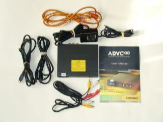 Canopus ADVC 100 Converts analog video and audio to digital DV 