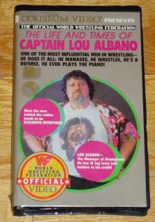1986 WWF WWE Coliseum Video Captain Lou Albano VHS Roddy Piper Rocky 