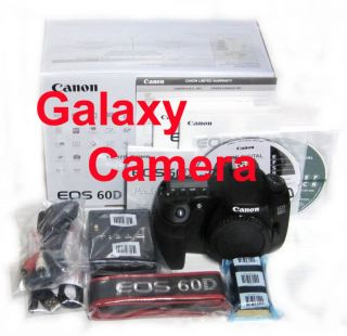 Canon EOS 60D Camera with Canon Warranty 1080 HD New