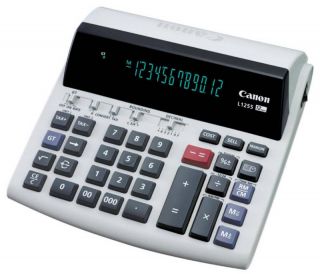 Canon L1255 Commercial Desktop 12 Digit Calculator