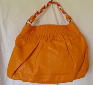Candice Los Angeles Shoulder Bag Handbag Orange Leather Style LA6B401 