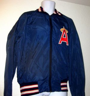 California Angels 1970s Bullpen Jacket by McMurray Med Nolan Ryan 