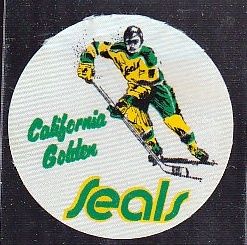 California Golden Seals Vintage Cloth Decal 3 Hockey