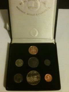 Full 7 Coin 1967 Canadian Centennial Proof Set w $20 Gold Coin 