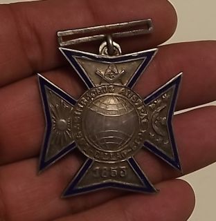   Masonic Order Medal Decoration Cross Austral Callao Peru 1853
