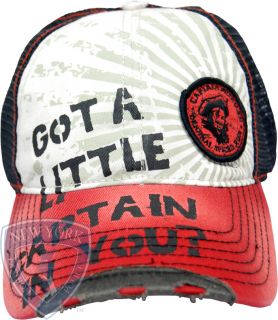 Captain Morgan Rum Trucker Cap Mesh Baseball Hat