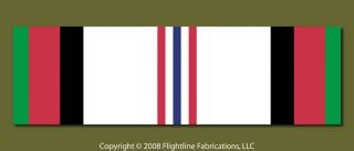 Afghanistan Campaign Ribbon Medal Vinyl Decal Sticker