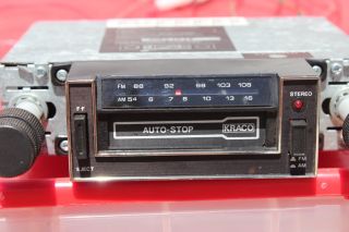 Kraco Car Cassette Tape Player Shaft Stereo Vtg 80s