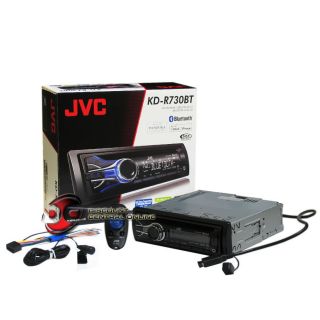 JVC KD R730BT CAR STEREO CD RECEIVER  W AUX IN PANDORA CONTROL 