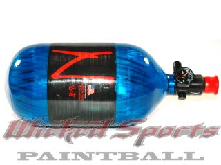 Ninja Carbon Fiber HPA Tank / Nitro / Air   68/4500   Candy Blue