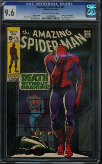  Amazing Spider Man 75 CGC 9 6 OWW Pages Very Tough