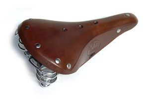 Cardiff Wessex Classic Leather Springer Touring Saddle