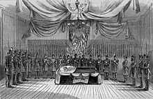 Funeral of the Late General Canby    the Body Lying in State