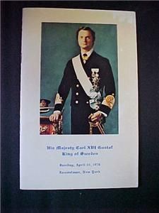 1976 King of Sweden Carl Gustaf Visit to Jamestown NY