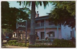 Postcard Gallatin’s Restaurant in Monterey California