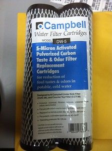 Campbell DW 5 Water Filter Cartridge Twin Pack
